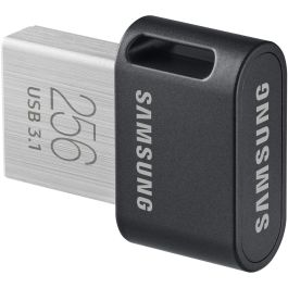 Samsung MUF-256AB/APC Pendrive 256GB USB 3.1 FIT Plus hasta 400 MB/s Lectura. Diseño Ultra-Compacto, Resistente Agua, Golpes y Temperatura