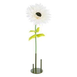Flor Gerbera Blanco Artificial 60 X 60 X 150 cm