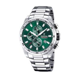 Reloj Hombre Festina F20463/3 Verde Plateado Precio: 190.50000057. SKU: B12P72F5Q9