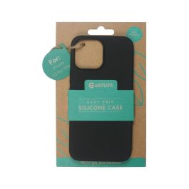 eSTUFF iPhone 13 Pro Max MADRID Silicone Cover - Black eSTUFF iPhone 13 Pro Max MADRID Silicone Cover - Black