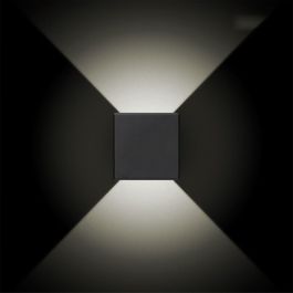 Edm Aplique led cuadrado 3W 237 lm Luz día 4000K IP54 11.5x11.5x5 cm