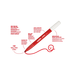 Carioca Rotulador Jumbo Punta Gruesa Estuche 12 Unidades Colores Surtidos