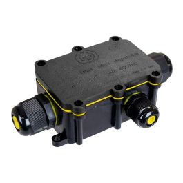 Solera Caja de empalmes aérea para exterior estanca con 3 prensaestopas IP68, 8x5,2x3,7cm, Black Series, bk-3p Precio: 9.5000004. SKU: S7903195