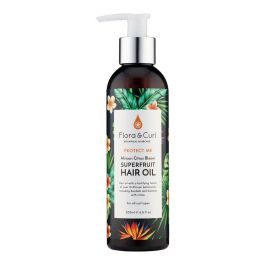Flora Curl - Aceite Capilar African Citrus Superfruit 200ml - Nutre, Protege y Brilla Rizos Sin Siliconas