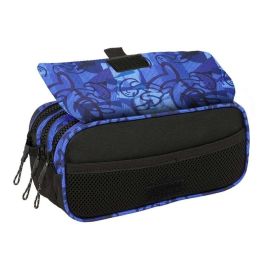 Portatodo Triple El Niño Roller Azul Negro 21,5 x 10 x 8 cm