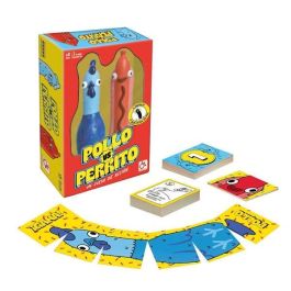 Juego pollo vs perrito. ¿quién será el mejor: pollo o perrito? 26,7 x 18 x 7,5 cm Juego pollo vs perrito. ¿quién será el mejor: pollo o perrito? 26,7 x 18 x 7,5 cm