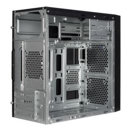 Inter-Tech IT-6505 Reto Micro Torre ATX Negro, Caja PC micro ATX, Diseño Retro con Soporte para Múltiples Bahías y Puertos USB