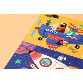 Mieredu Puzle Crece Conmigo Descubrimos Vehículos ME642 - 57 Piezas para +2 Años