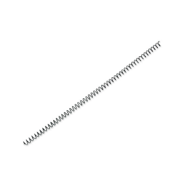 Yosan Espiral Metálico Negro Paso 64 5:1 8 mm Calibre 1,00 mm