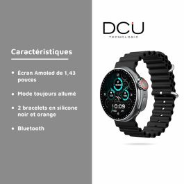Smartwatch DCU 34157018 Negro 1,44"