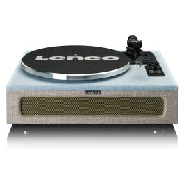 Lenco LS-440BUBG - Tocadiscos Vinilo con 4 Altavoces Integrados, Plato Giratorio