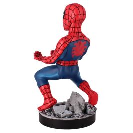 EXQUISITE GAMING Cable Guy soporte sujeción figura Spiderman Marvel 21cm para mandos y móviles