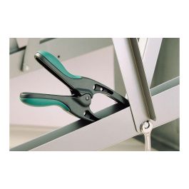 Wolfcraft Pinza con mordazas acabadas en punta mt de 70mm 3633000 - Sujeción universal, brazos largos