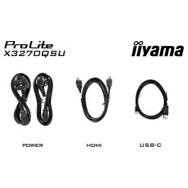 Iiyama X3270QSU-B1 Monitor 32" IPS QHD 2560x1440 100Hz 3ms 1xHDMI 1xDP USB Altavoces Negro