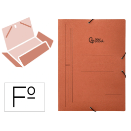 Liderpapel Carpeta de Gomas Tres Solapas Cartón Compacto Folio Color Cuero Precio: 16.50000044. SKU: B1HW8TBTP5