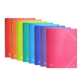 Oxford Carpeta Espiral Urban PP A4 con Gomas y 40 Fundas Cristal, Colores Surtidos (Paquete de 10) (10 Unidades) Precio: 48.50000045. SKU: B19YVXD2MT