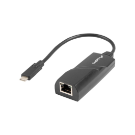 Lanberg Adaptador USB Tipo C 3.1 a RJ-45 NC-1000-02, 0.15 m, Negro Precio: 11.94999993. SKU: S5612394