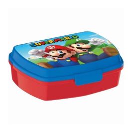 Safta Sandwichera Super Mario 17x5.6x13.3cm Infantil Colores Azul y Roja