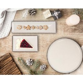 Plato Llano Anllo Elite Brillo 24x24 cm - Inde (6 Unidades) Plato Llano Anllo Elite Brillo 24x24 cm - Inde (6 Unidades)