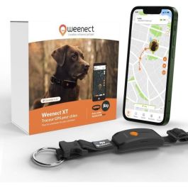 Weenect WEE3770000300796 Collar GPS para perros Dog XT Antena XL Resistente al agua compatible Julius-K9 Negro - Requiere suscripción