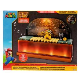 JAKKS PACIFIC Playset Batalla contra Bowser Deluxe Super Mario Bros Figura 6,25cm