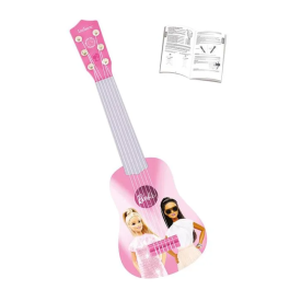 Lexibook LEXK200BB Mi Primera Barbie Guitarra 53cm