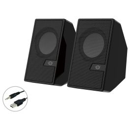 CONCEPTRONIC ALTAVOCES 2.0 6W COLOR NEGRO JACK 3.5" Y BLUETOOTH ALIMENTACION USB Precio: 10.99000045. SKU: S7813037