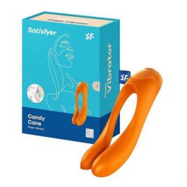 Vibrador para Parejas Satisfyer Candy Cane Naranja Precio: 19.49999942. SKU: SLC-82056