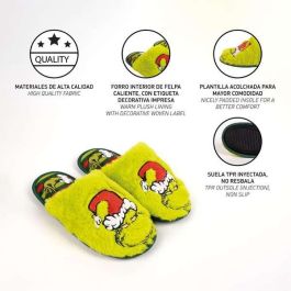 Zapatillas de Estar por Casa The Grinch Verde 44-45 Zapatillas de Estar por Casa The Grinch Verde 44-45