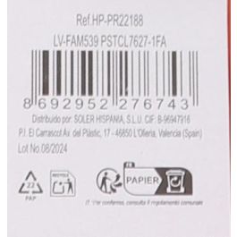 LAV Copa Champa 215cc "Pie Rojo" - Ø5x23 cm (24 Unidades)