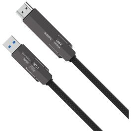 4smarts 549240 Cable USB4 HDMI ComboCord 1.5m, Carga Rápida 240W, 40 Gbit/s, 4K a 60Hz, Negro