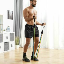 Pack Tabla de Flexiones Push-Up y Set de Bandas de Resistencia con Accesorios y Guía de Ejercicios InnovaGoods