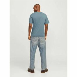 Camiseta de Manga Corta Hombre Jack & Jones Azul