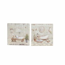 Cuadro DKD Home Decor Madera MDF 20 x 3 x 20 cm