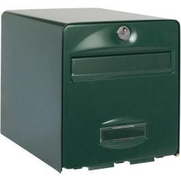 Burg Wachter Buzón Balthazar de acero galvanizado prelacado, 2 puertas, Verde, resistente a corrosión y abrasión, antirrobo Burg Wachter Buzón Balthazar de acero galvanizado prelacado, 2 puertas, Verde, resistente a corrosión y abrasión, antirrobo