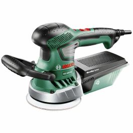 Bosch PEX 400 AE Lijadora Rotorbital Excéntrica Compacta 350W con Plato de 125mm, Velocidad Variable, Sistema Microfiltro y Estuche