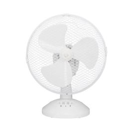 Ventilador de mesa OCEANIC - 30W - Diámetro 23 cm - 2 velocidades - Oscilante - Blanco Precio: 29.49999965. SKU: S7173612