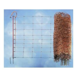 Kerbl Red Electrificable para Ovejas - Ovinete con 14 Postes, 90cm Alto x 50m Largo