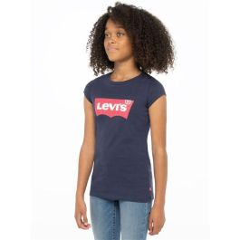 Camiseta de Manga Corta Infantil Levi's Batwing Azul oscuro 13-15 Años