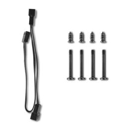 Nox Ventilador NXHUMMERSLIMFAN 12cm ARGB Slim - Refrigeración Silenciosa y Diseño Ultra Fino con 13 Aspas Curvas y Rodamiento Hidráulico para PC