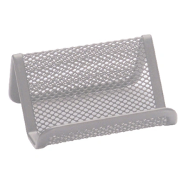 Q-connect Portatarjetas de Metal Plateado 11x7.5x5 cm Capacidad 30-40 Tarjetas Precio: 2.50000036. SKU: B1GW72QAWR