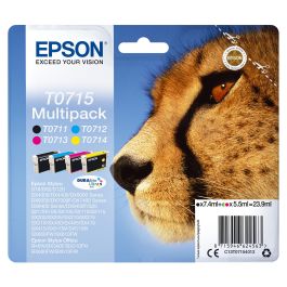Epson Stylus D-78/92/120/SX218 DX-4000/5000/6000/7000F Pack 4 Cartuchos (T0711+T0712+T0713+T0714) Precio: 56.50000015. SKU: B14CCAFSYZ