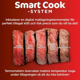 Ninja Parrilla y Freidora sin Aceite MAX 6 en 1 DG551EU 1760 W Gris 6 Modos de Cocción