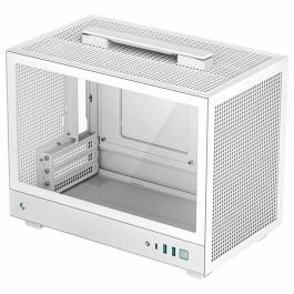 DeepCool DEE1721265501189 Minitorre CH160 mT Blanca, diseño compacto y optimizado para Mini-ITX