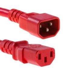 MicroConnect Cable de Extensión de Corriente C14 a C13 Rojo 3m para Computadoras y Monitores Precio: 10.50000006. SKU: B12DJMNKPS