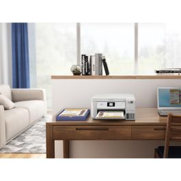 Epson EcoTank ET-2856 A4 Impresora Multifunción con Depósito de Tinta, Wi-Fi, Impresión Dúplex, Escáner, Copiadora, Blanco