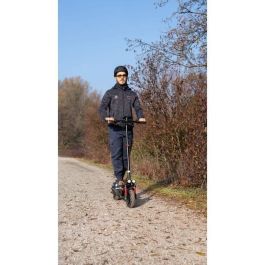 Ezway AUT3700092608951 Patinete eléctrico todoterreno plegable EBOOST GO - 48V 800W, 50 km autonomía, luz de freno e intermitentes