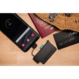 Veho Pebble Pokket 1000mAh micro size keyring Power Bank - Black