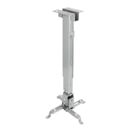 TooQ Soporte Techo Proyector PJ2012T-S, Carga Máxima 20kg, Inclinable +/-15°, Longitud Ajustable 13-65cm, Color Plata Precio: 17.5000001. SKU: B1DW4GGRYA