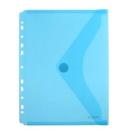 Dosier Sobre Office Box Pp Velcro A4 Multitaladro Azul 10 unidades Precio: 10.50000006. SKU: BIX35326